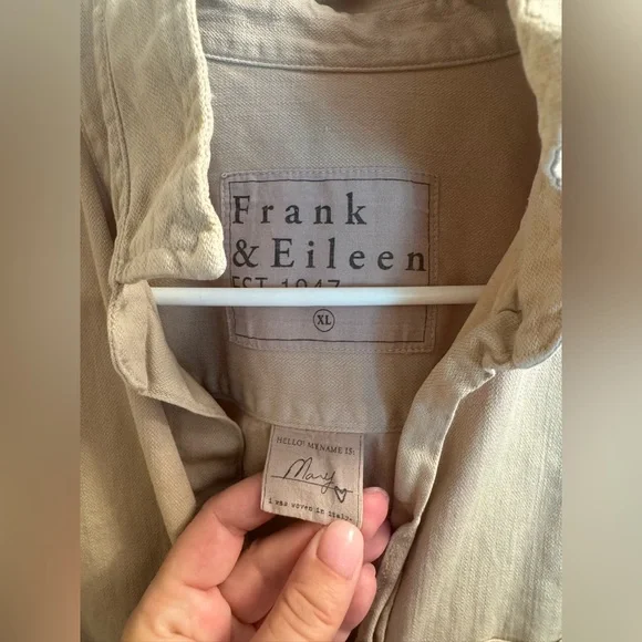 Frank & Eileen Mary Shirt Dress in Sand - Picture 4 of 7